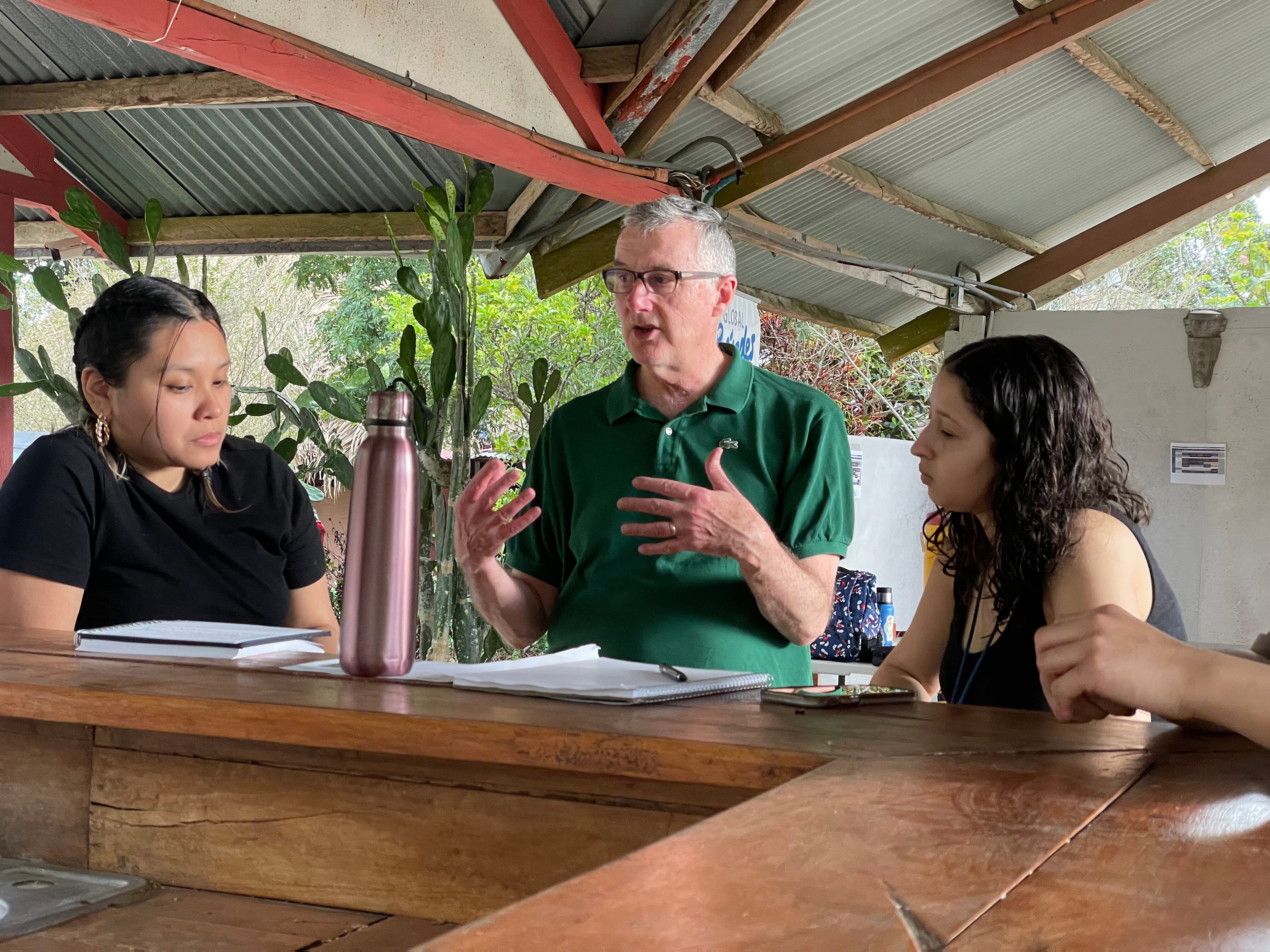 Students + Faculty Working on Deliverables