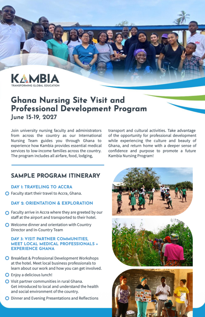 Kambia - Ghana Nursing Site Visit Overview 2027