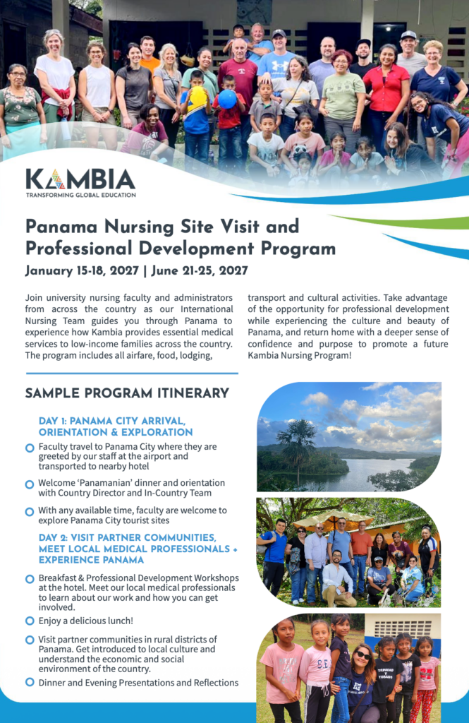 Kambia - Panama Nursing Site Visit Overview 2027